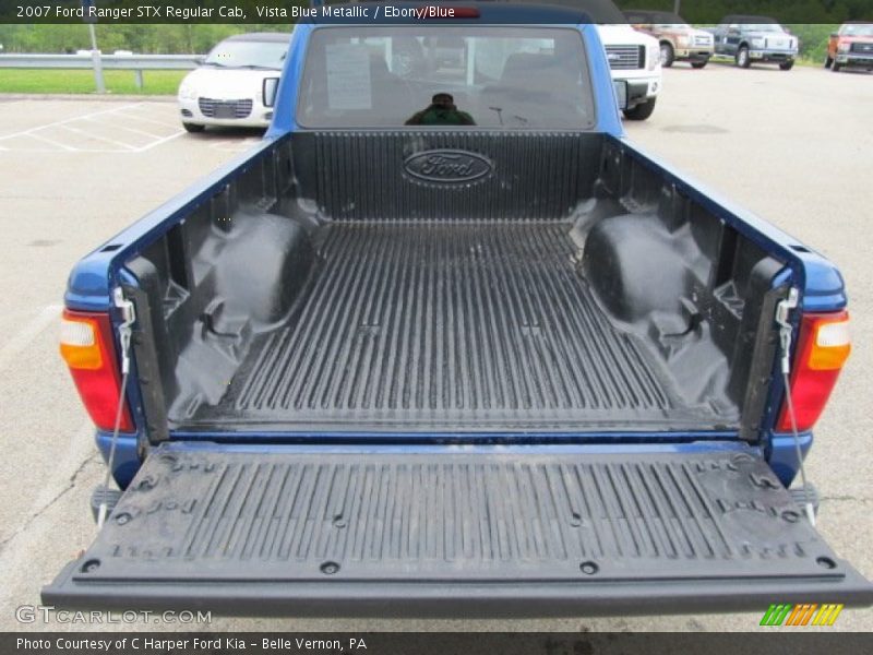 Vista Blue Metallic / Ebony/Blue 2007 Ford Ranger STX Regular Cab
