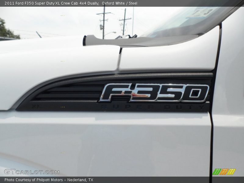 Oxford White / Steel 2011 Ford F350 Super Duty XL Crew Cab 4x4 Dually