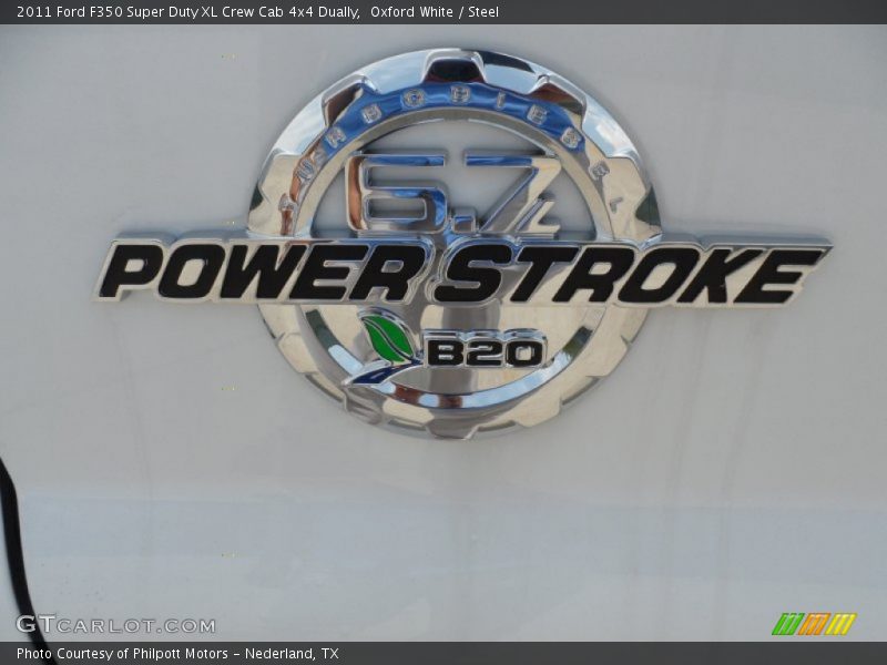 Oxford White / Steel 2011 Ford F350 Super Duty XL Crew Cab 4x4 Dually