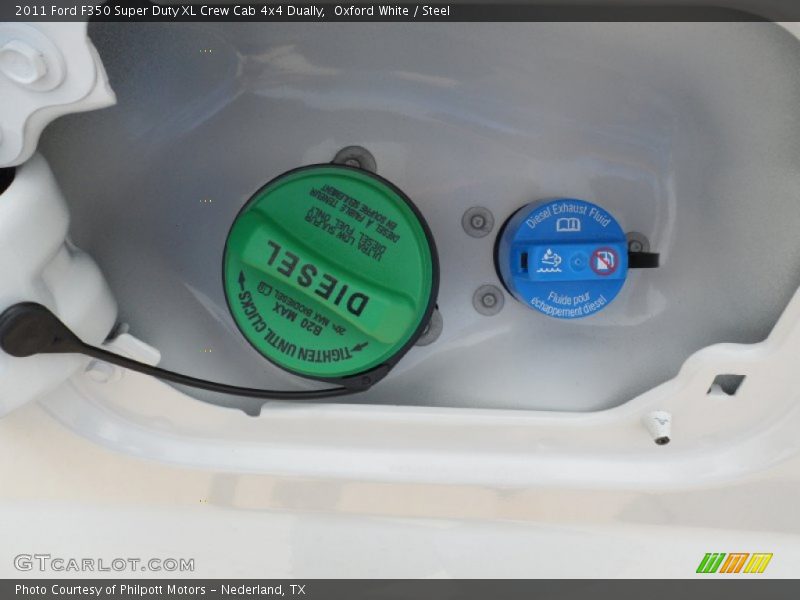 Oxford White / Steel 2011 Ford F350 Super Duty XL Crew Cab 4x4 Dually