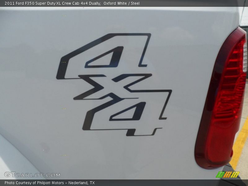 Oxford White / Steel 2011 Ford F350 Super Duty XL Crew Cab 4x4 Dually