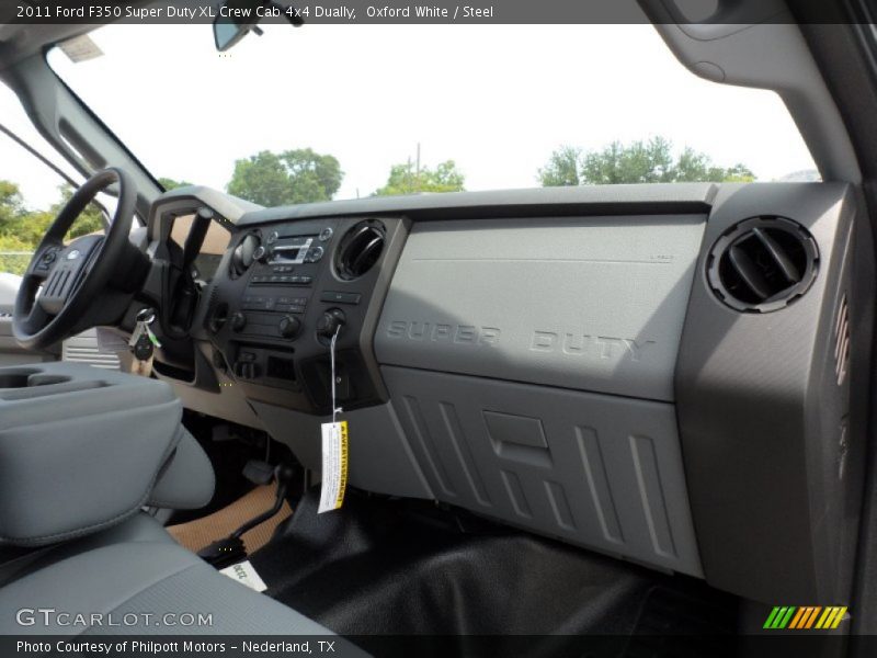 Oxford White / Steel 2011 Ford F350 Super Duty XL Crew Cab 4x4 Dually