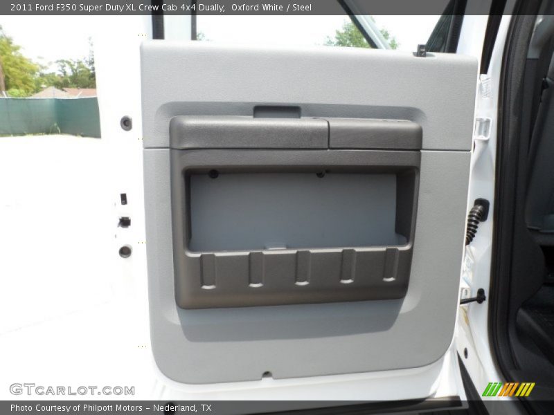 Oxford White / Steel 2011 Ford F350 Super Duty XL Crew Cab 4x4 Dually