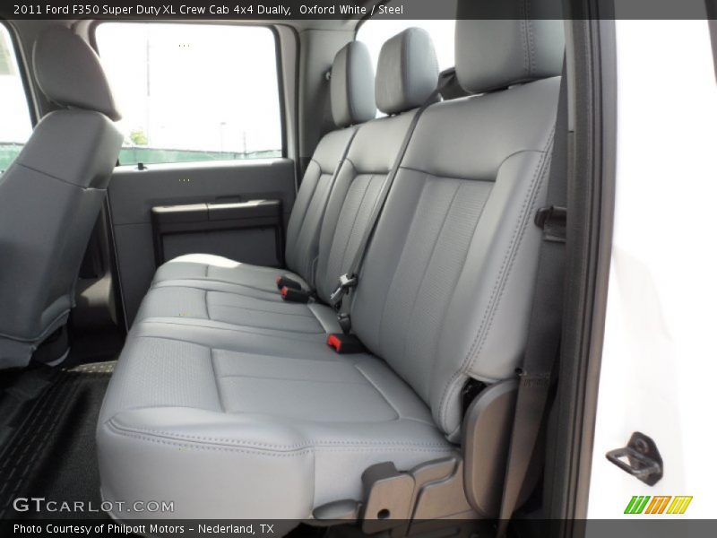 Oxford White / Steel 2011 Ford F350 Super Duty XL Crew Cab 4x4 Dually