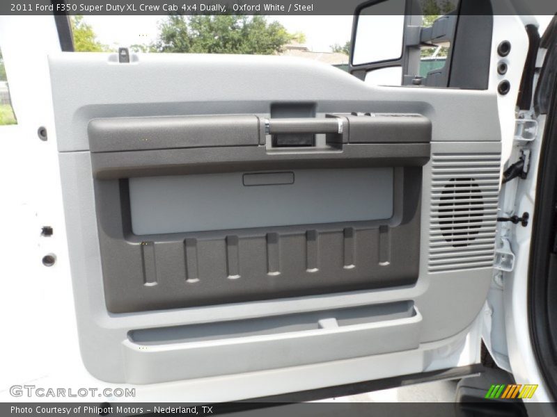 Oxford White / Steel 2011 Ford F350 Super Duty XL Crew Cab 4x4 Dually