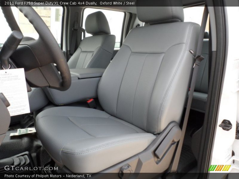 Oxford White / Steel 2011 Ford F350 Super Duty XL Crew Cab 4x4 Dually