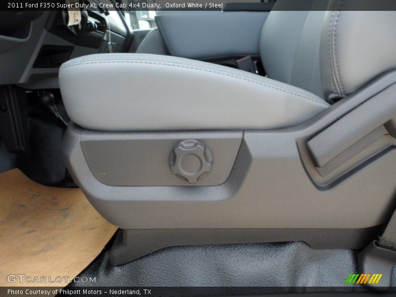 Oxford White / Steel 2011 Ford F350 Super Duty XL Crew Cab 4x4 Dually