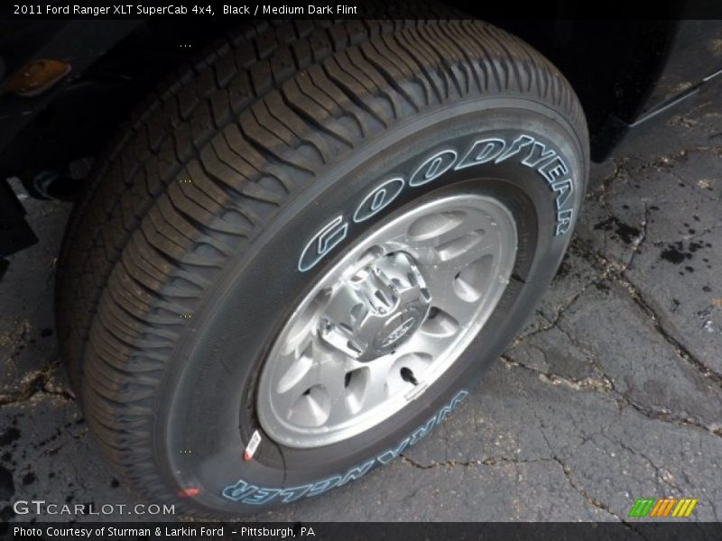 Black / Medium Dark Flint 2011 Ford Ranger XLT SuperCab 4x4