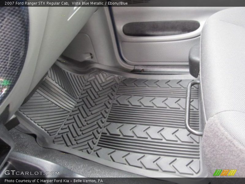 Vista Blue Metallic / Ebony/Blue 2007 Ford Ranger STX Regular Cab
