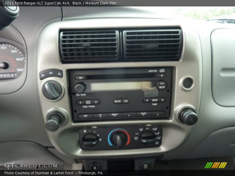 Black / Medium Dark Flint 2011 Ford Ranger XLT SuperCab 4x4
