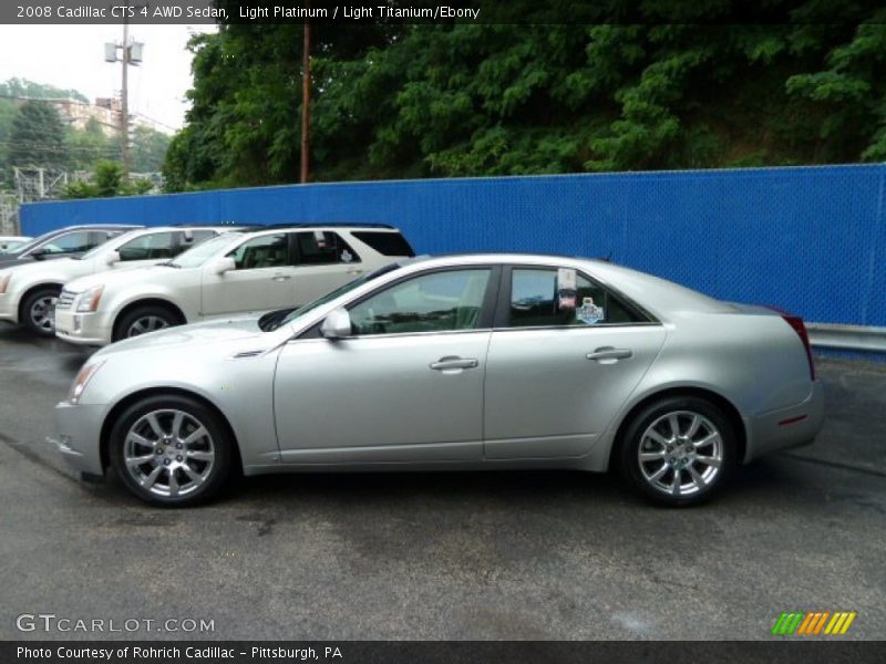 Light Platinum / Light Titanium/Ebony 2008 Cadillac CTS 4 AWD Sedan