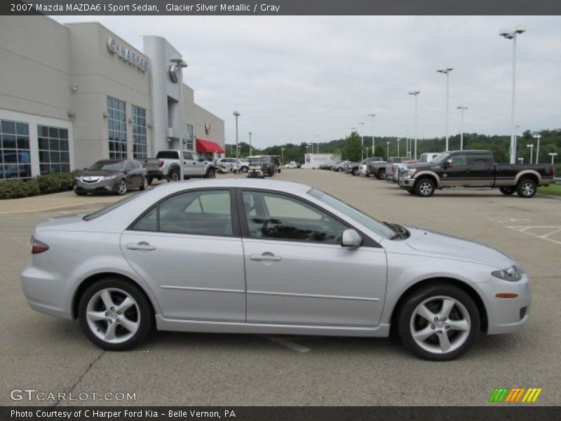 Glacier Silver Metallic / Gray 2007 Mazda MAZDA6 i Sport Sedan