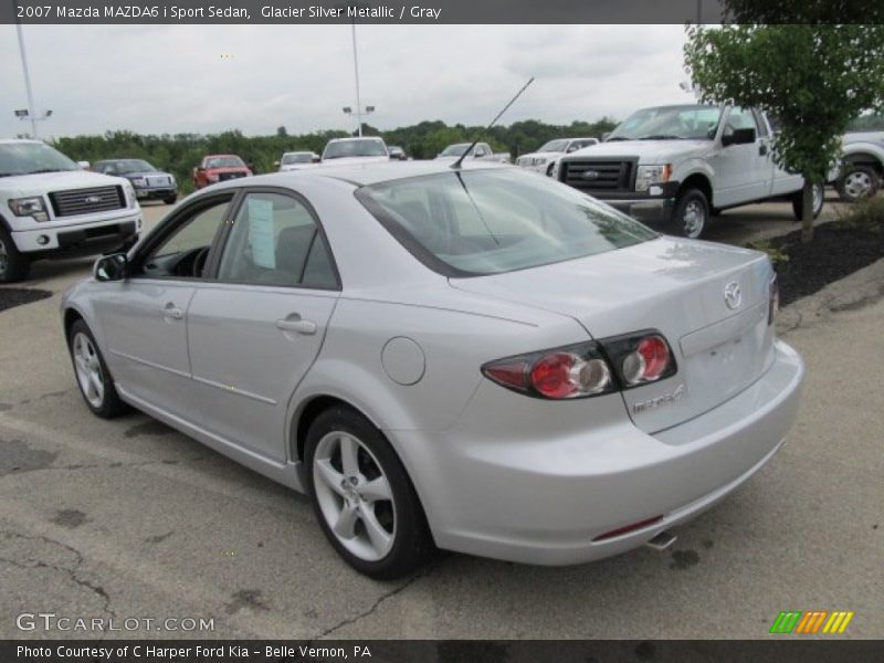 Glacier Silver Metallic / Gray 2007 Mazda MAZDA6 i Sport Sedan