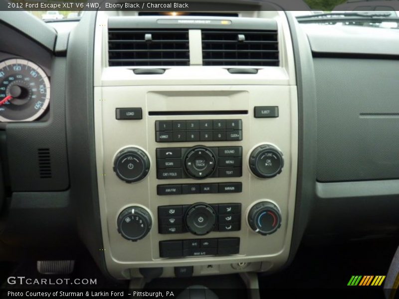 Controls of 2012 Escape XLT V6 4WD