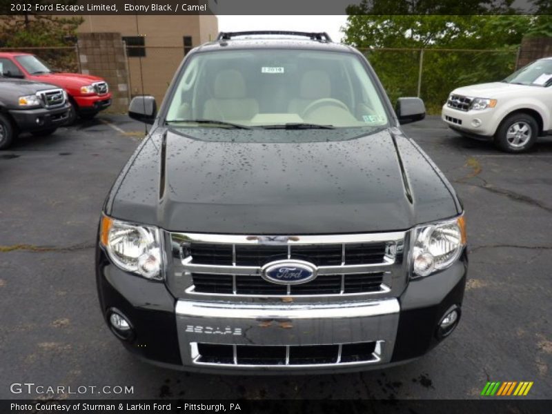 Ebony Black / Camel 2012 Ford Escape Limited