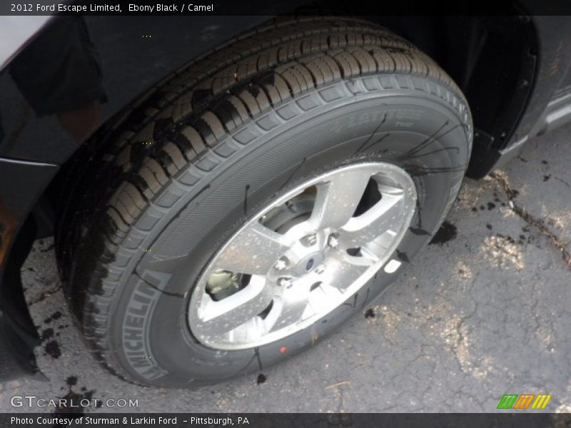 Ebony Black / Camel 2012 Ford Escape Limited