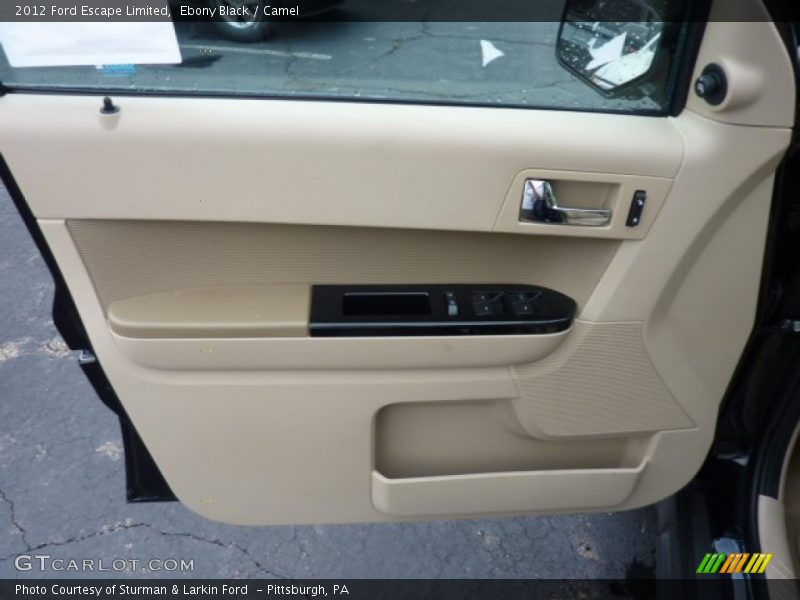 Ebony Black / Camel 2012 Ford Escape Limited
