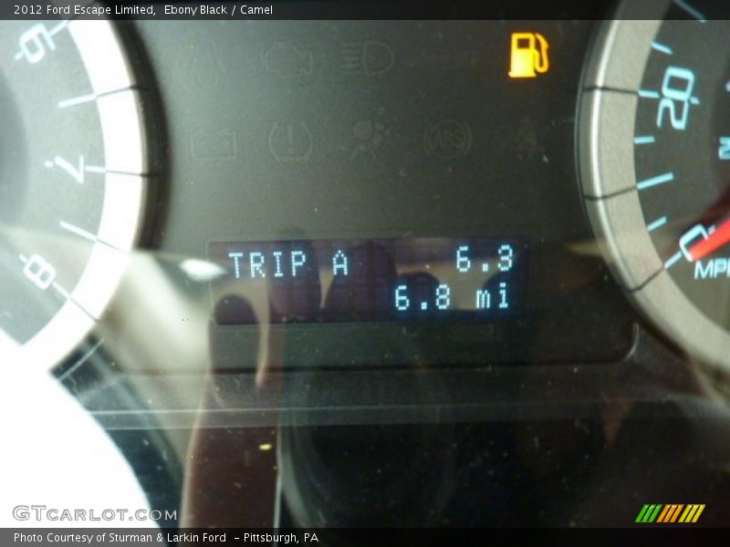 Ebony Black / Camel 2012 Ford Escape Limited