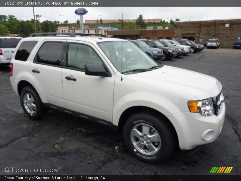 White Suede / Stone 2012 Ford Escape XLT V6 4WD