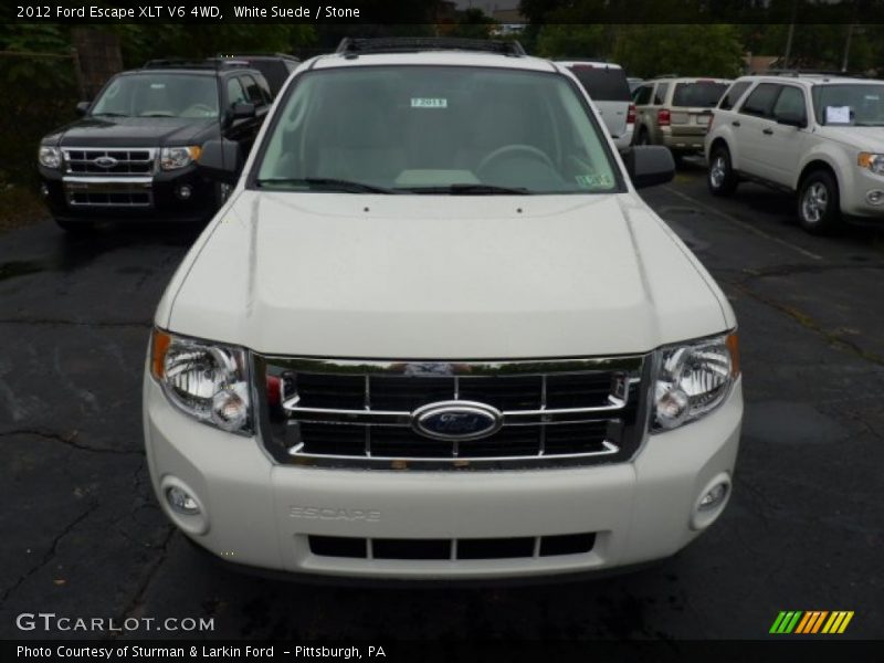 White Suede / Stone 2012 Ford Escape XLT V6 4WD