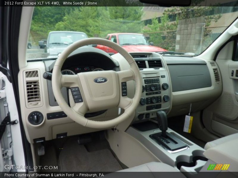 White Suede / Stone 2012 Ford Escape XLT V6 4WD