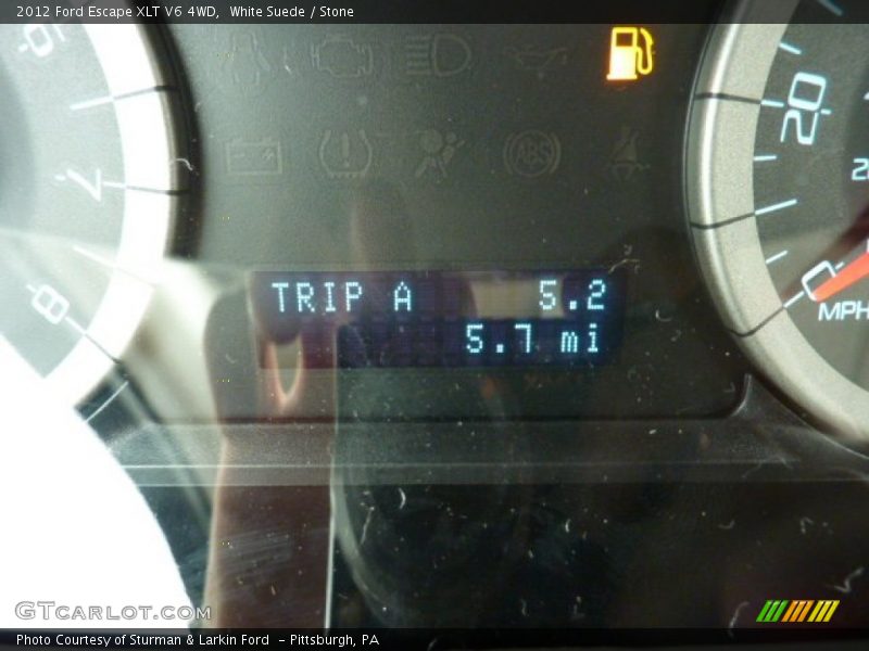 White Suede / Stone 2012 Ford Escape XLT V6 4WD