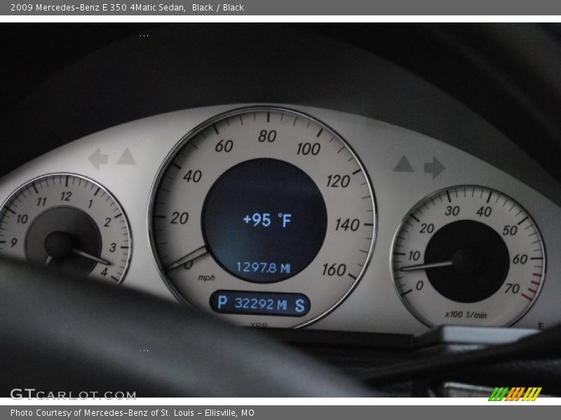 Black / Black 2009 Mercedes-Benz E 350 4Matic Sedan