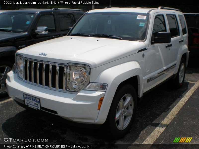 Bright White / Pastel Pebble Beige 2011 Jeep Liberty Limited 4x4