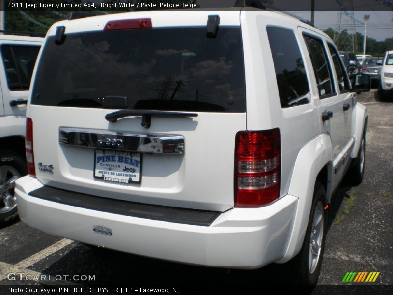 Bright White / Pastel Pebble Beige 2011 Jeep Liberty Limited 4x4