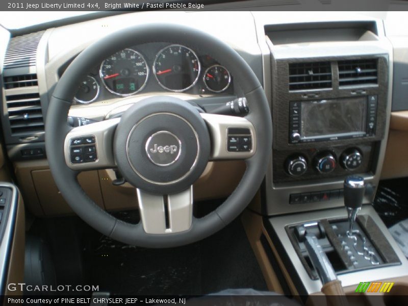 Bright White / Pastel Pebble Beige 2011 Jeep Liberty Limited 4x4
