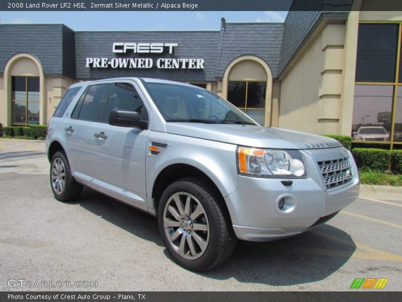 Zermatt Silver Metallic / Alpaca Beige 2008 Land Rover LR2 HSE