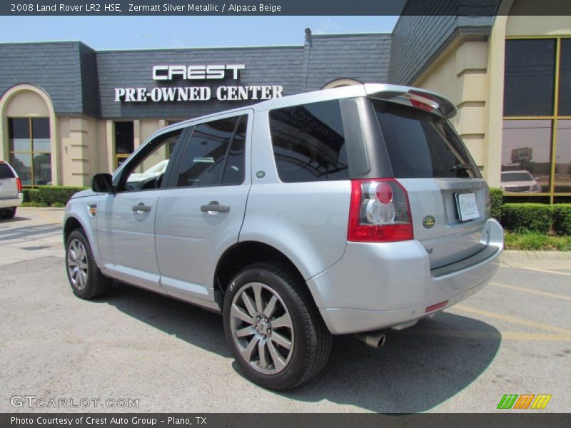 Zermatt Silver Metallic / Alpaca Beige 2008 Land Rover LR2 HSE