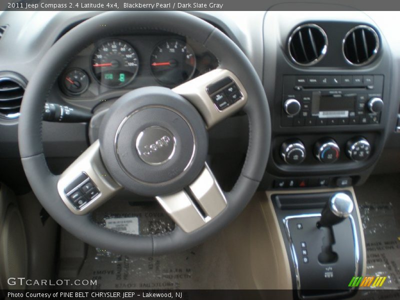 Blackberry Pearl / Dark Slate Gray 2011 Jeep Compass 2.4 Latitude 4x4
