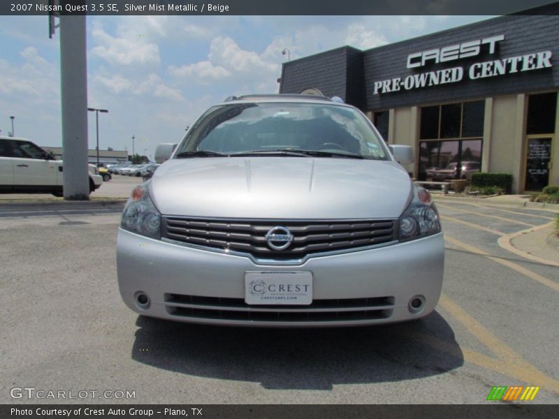Silver Mist Metallic / Beige 2007 Nissan Quest 3.5 SE