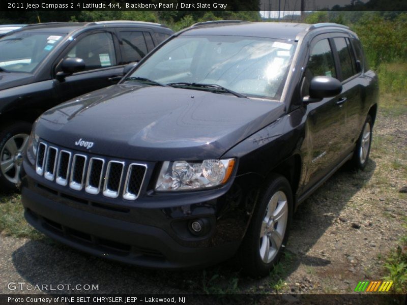 Blackberry Pearl / Dark Slate Gray 2011 Jeep Compass 2.4 Latitude 4x4