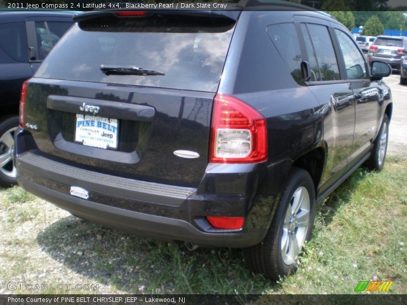 Blackberry Pearl / Dark Slate Gray 2011 Jeep Compass 2.4 Latitude 4x4