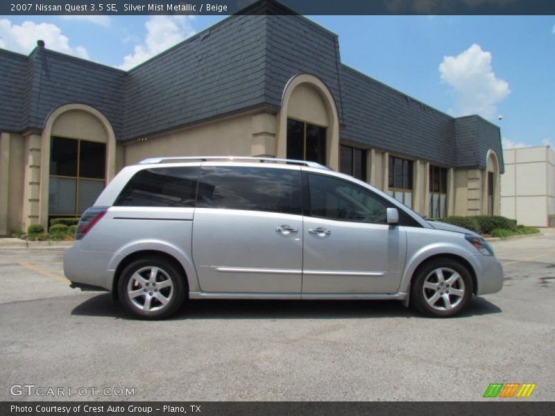 Silver Mist Metallic / Beige 2007 Nissan Quest 3.5 SE