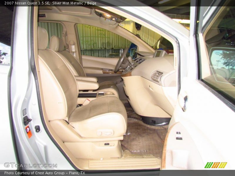Silver Mist Metallic / Beige 2007 Nissan Quest 3.5 SE