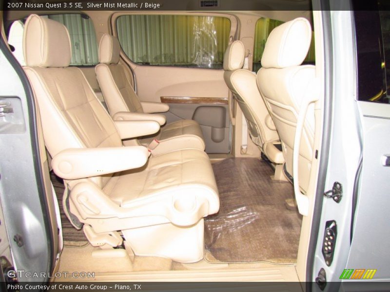 Silver Mist Metallic / Beige 2007 Nissan Quest 3.5 SE