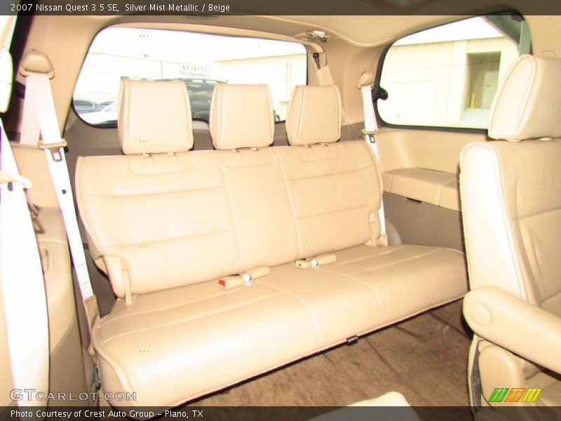 Silver Mist Metallic / Beige 2007 Nissan Quest 3.5 SE