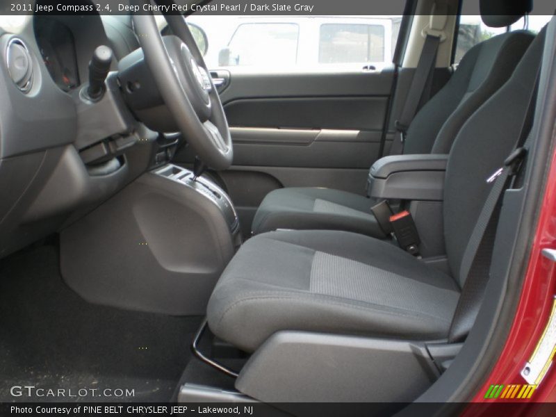 Deep Cherry Red Crystal Pearl / Dark Slate Gray 2011 Jeep Compass 2.4