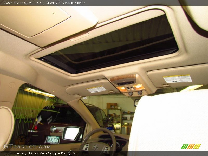 Silver Mist Metallic / Beige 2007 Nissan Quest 3.5 SE