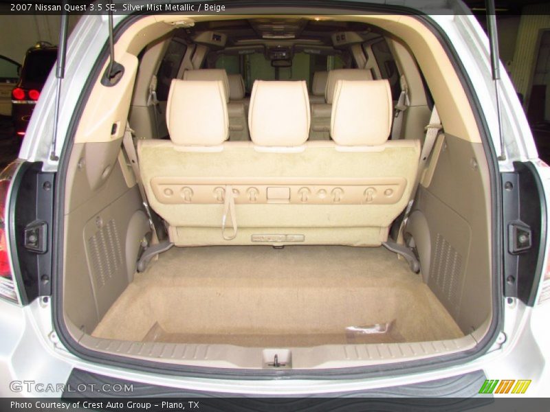 Silver Mist Metallic / Beige 2007 Nissan Quest 3.5 SE