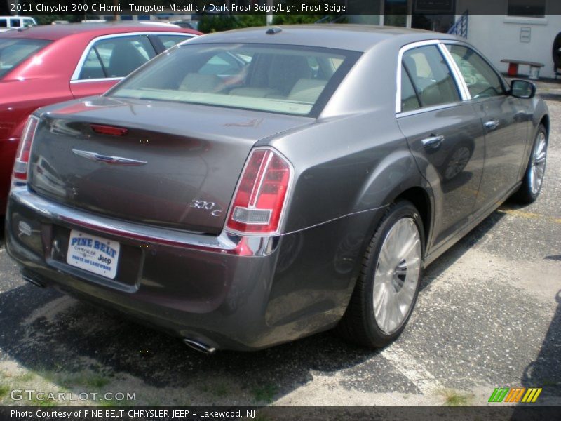 Tungsten Metallic / Dark Frost Beige/Light Frost Beige 2011 Chrysler 300 C Hemi