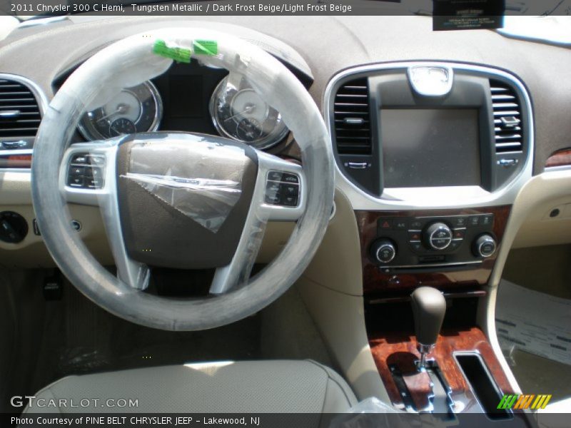 Tungsten Metallic / Dark Frost Beige/Light Frost Beige 2011 Chrysler 300 C Hemi