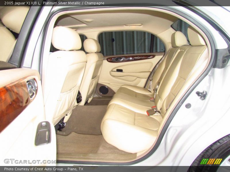 Platinum Silver Metallic / Champagne 2005 Jaguar XJ XJ8 L