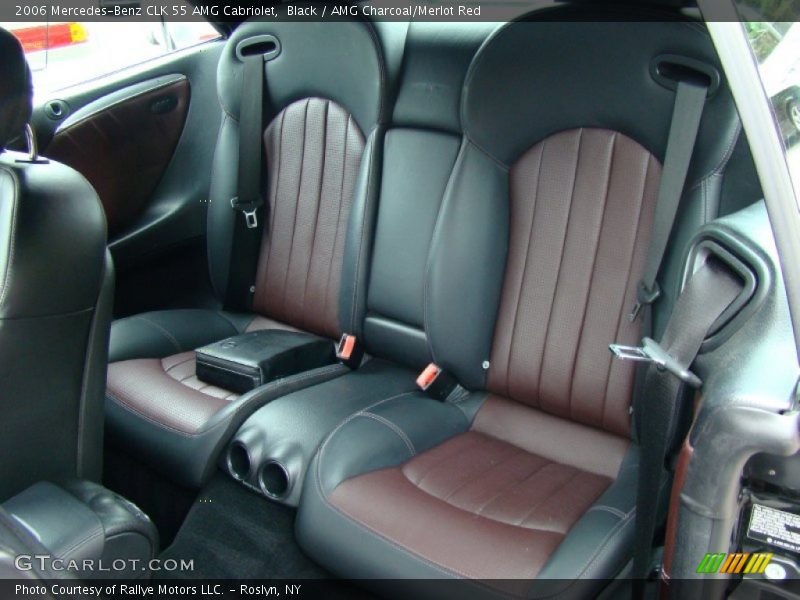  2006 CLK 55 AMG Cabriolet AMG Charcoal/Merlot Red Interior