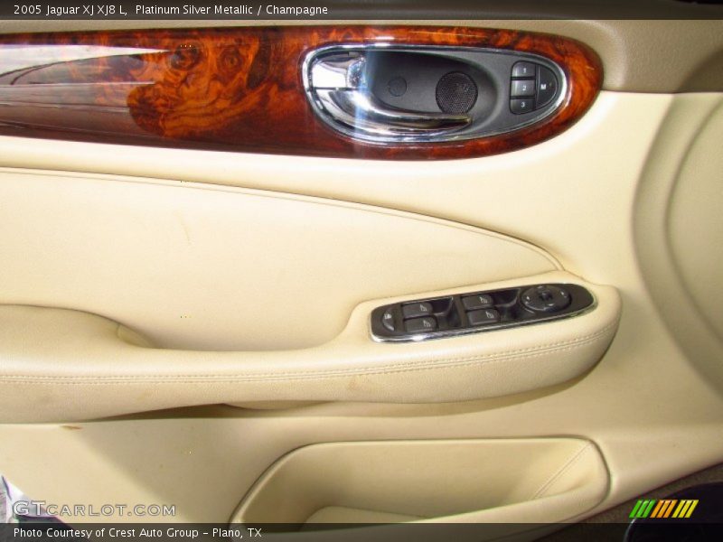 Platinum Silver Metallic / Champagne 2005 Jaguar XJ XJ8 L