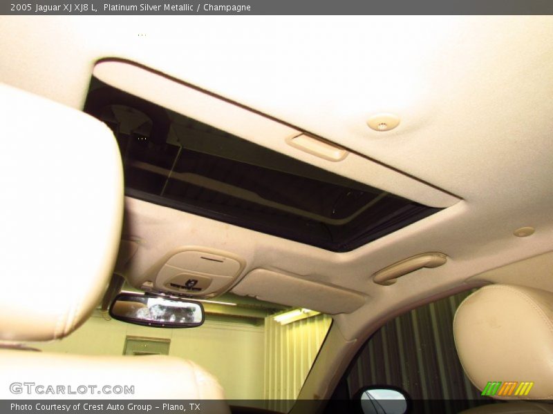 Platinum Silver Metallic / Champagne 2005 Jaguar XJ XJ8 L