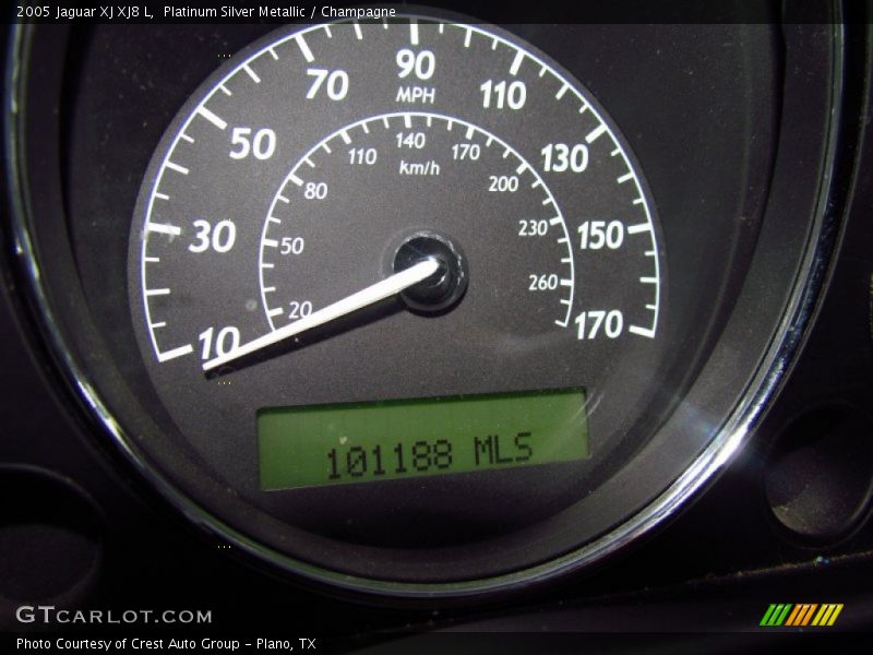 Platinum Silver Metallic / Champagne 2005 Jaguar XJ XJ8 L